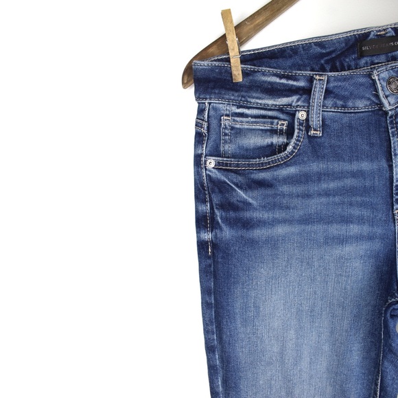 Silver Jeans Elyse Slim Boot Jeans 28 6 - Picture 6 of 13